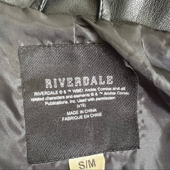 NWOT Riverdale Faux Leather South Side Jacket - Picture 8 of 9